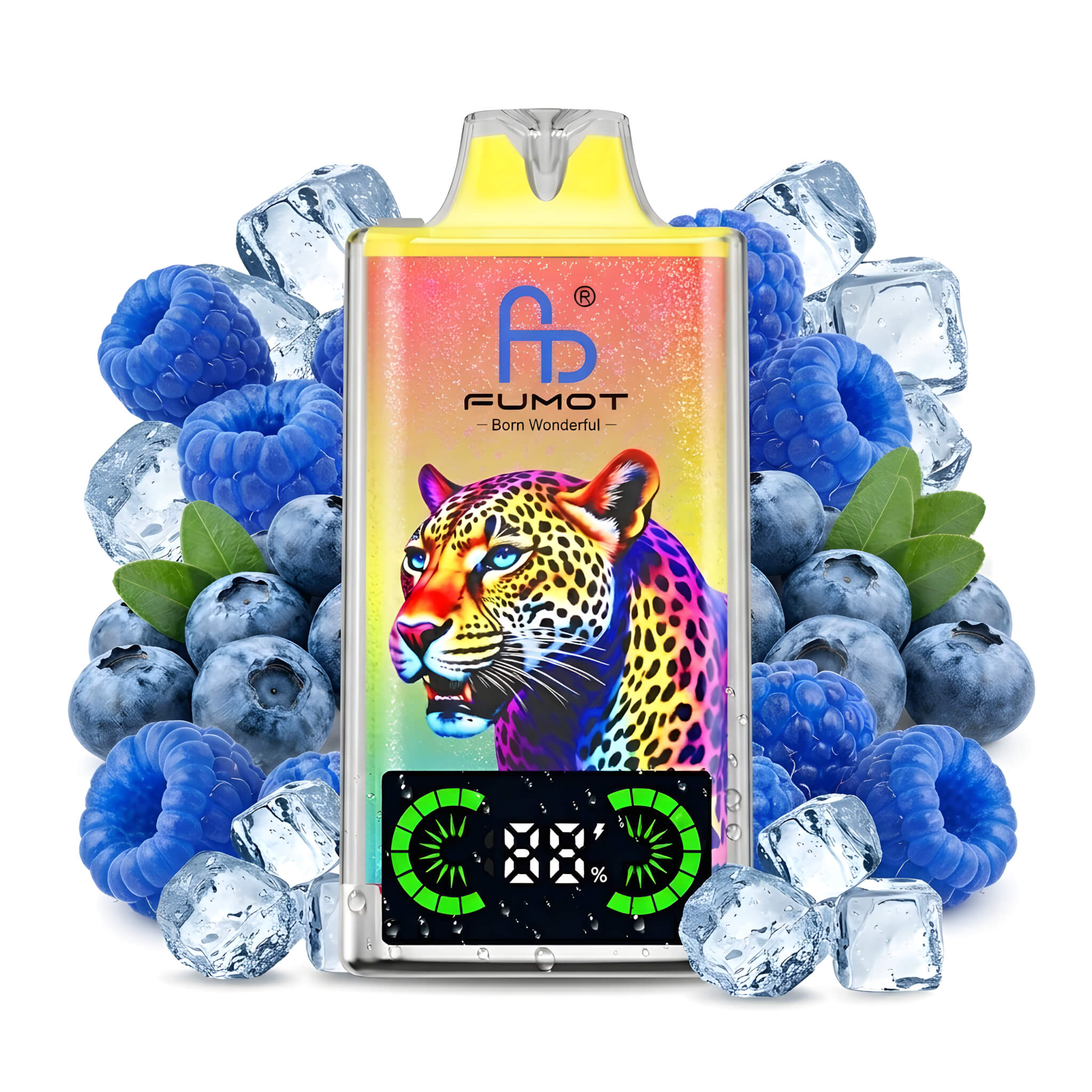 Puff FUMOT Leopard 40K - Blue Razz Ice