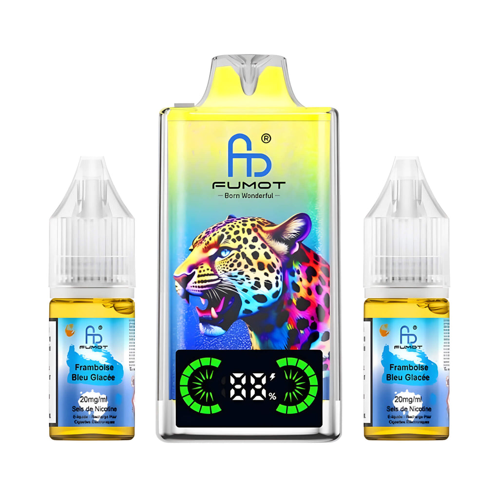 Puff FUMOT Leopard 40K - Blue Razz Ice