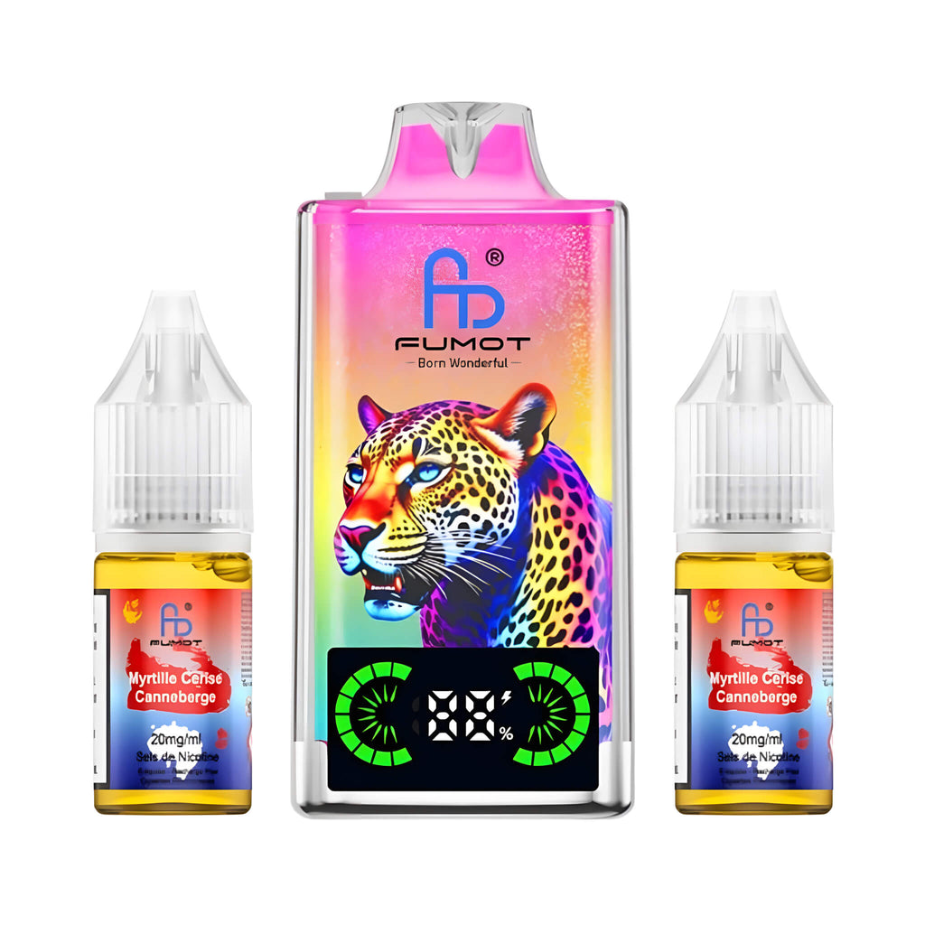 Puff FUMOT Leopard 40K - Blueberry Cherry Cranberry