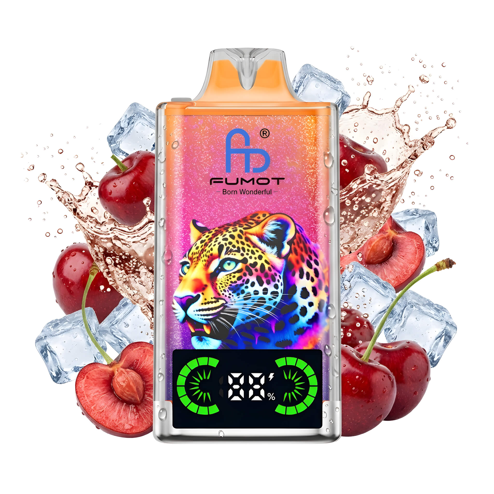 Puff FUMOT Leopard 40K - Fizzy Cherry