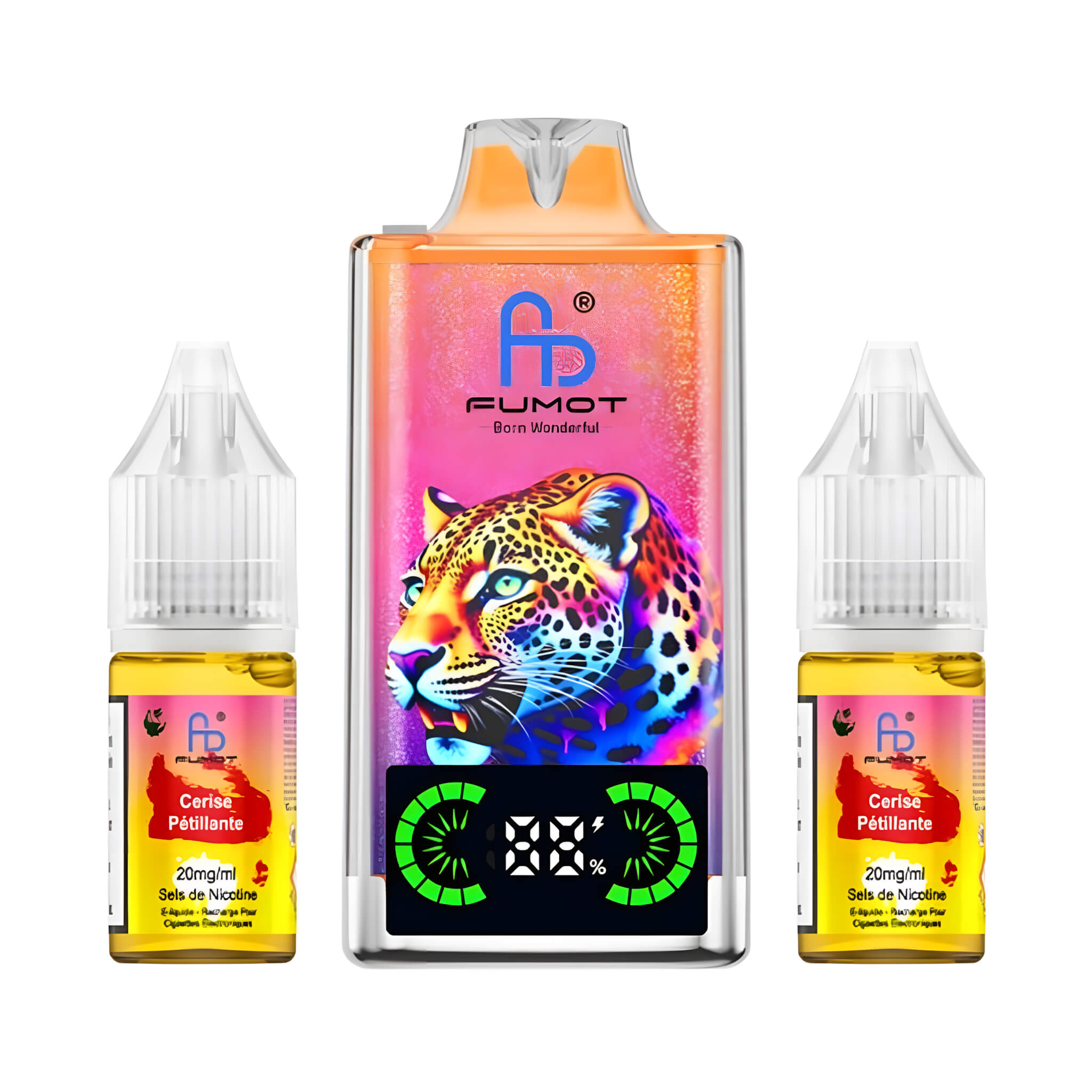 Puff FUMOT Leopard 40K - Fizzy Cherry