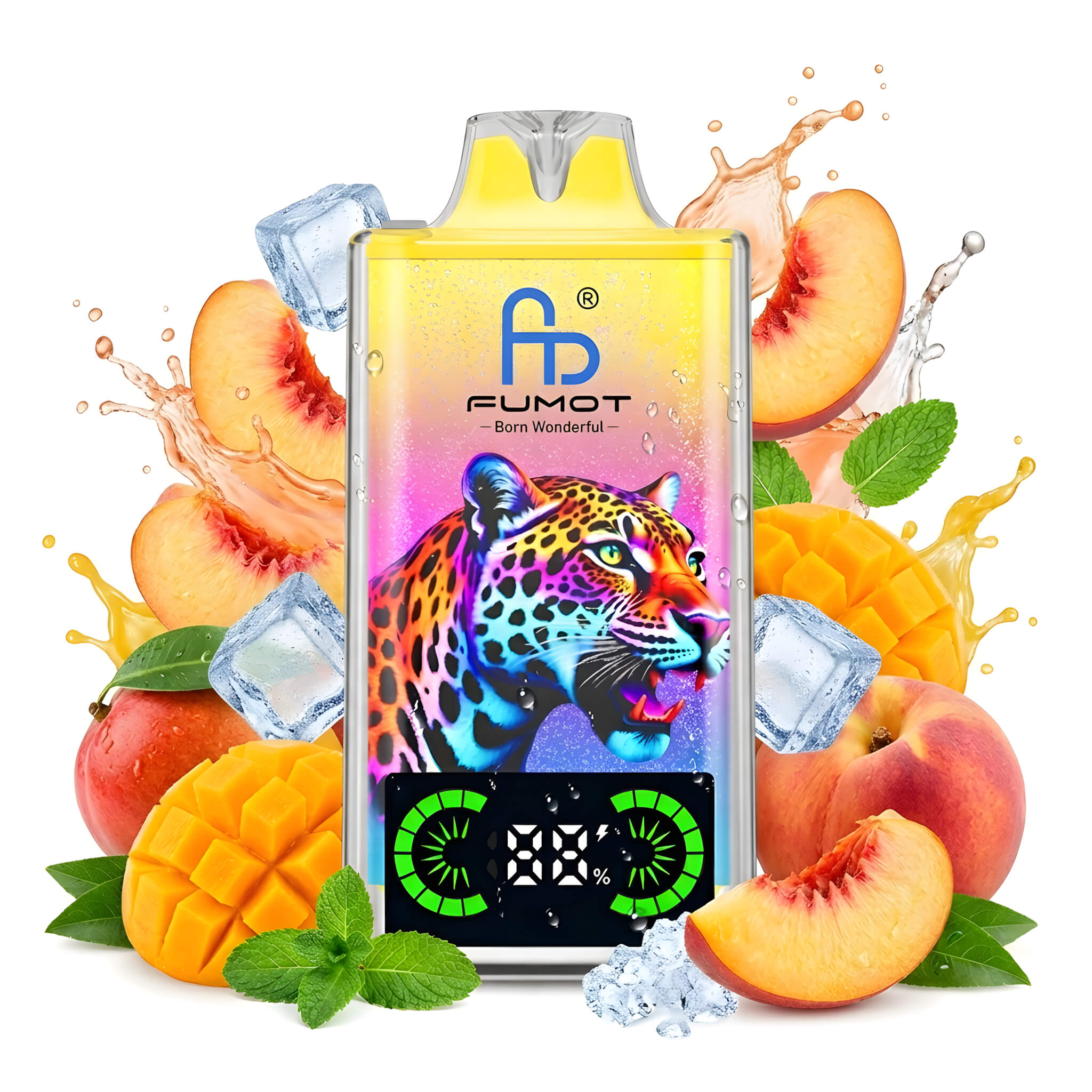 Puff FUMOT Leopard 40K - Peach Mango