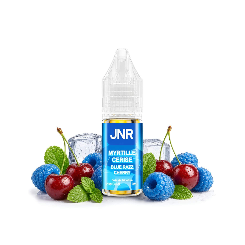 E-Liquide JNR Puff 10ml 2% - Blue Razz Cherry - Saveur Blue Razz Cherry