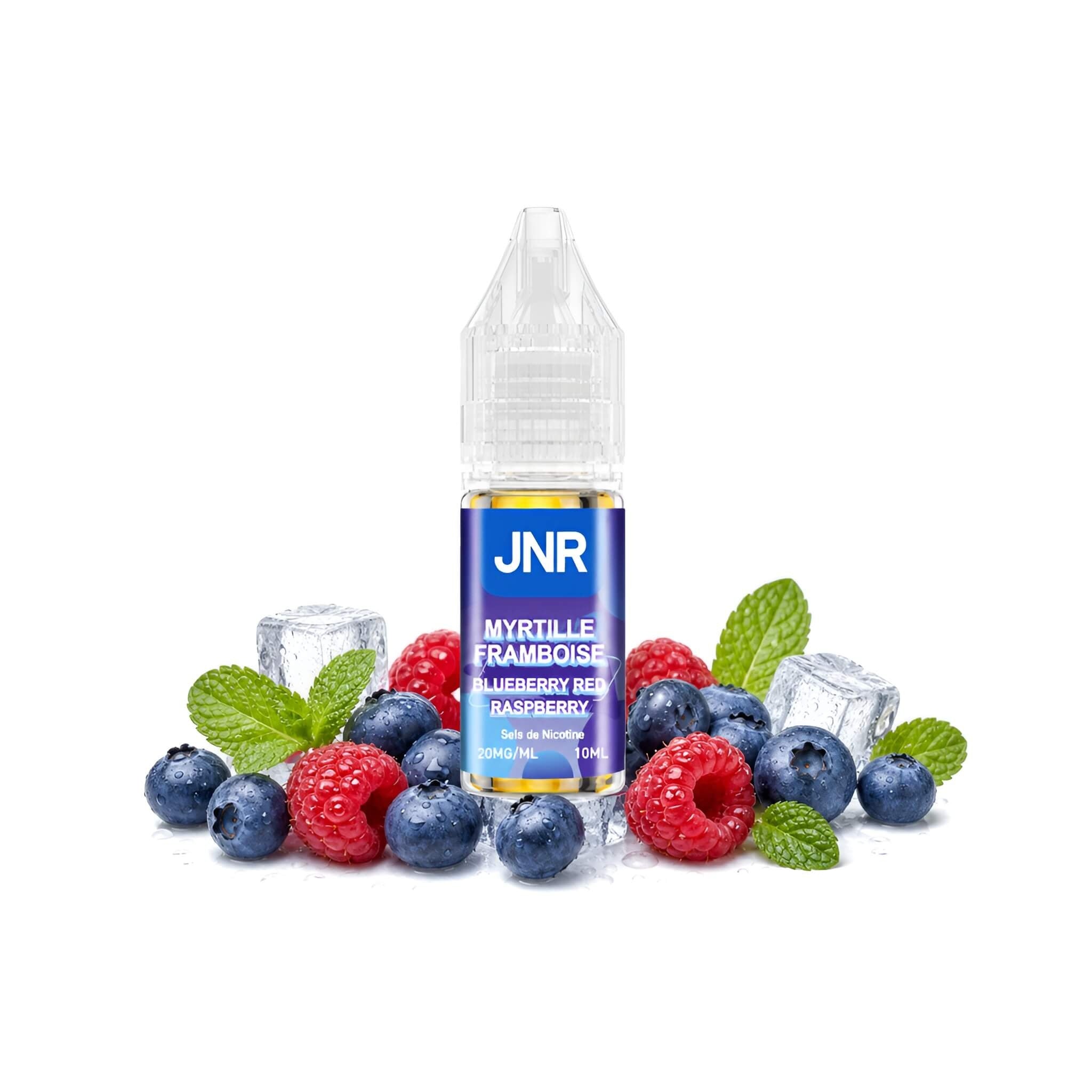 E-Liquide JNR Puff 10ml 2% - Blueberry Red Raspberry - Saveur Blueberry Red Raspberry