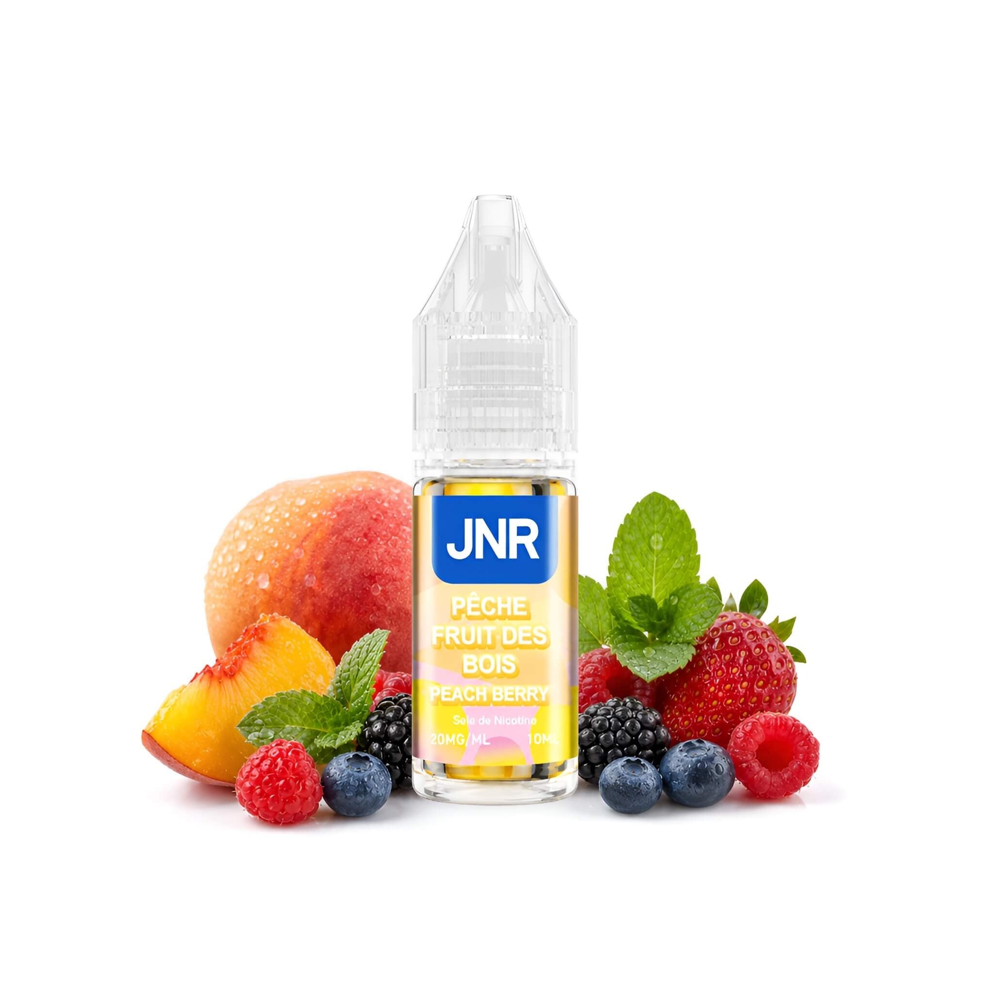 E-Liquide JNR Puff 10ml 2% - Peach-Berry - Saveur Peach Berry