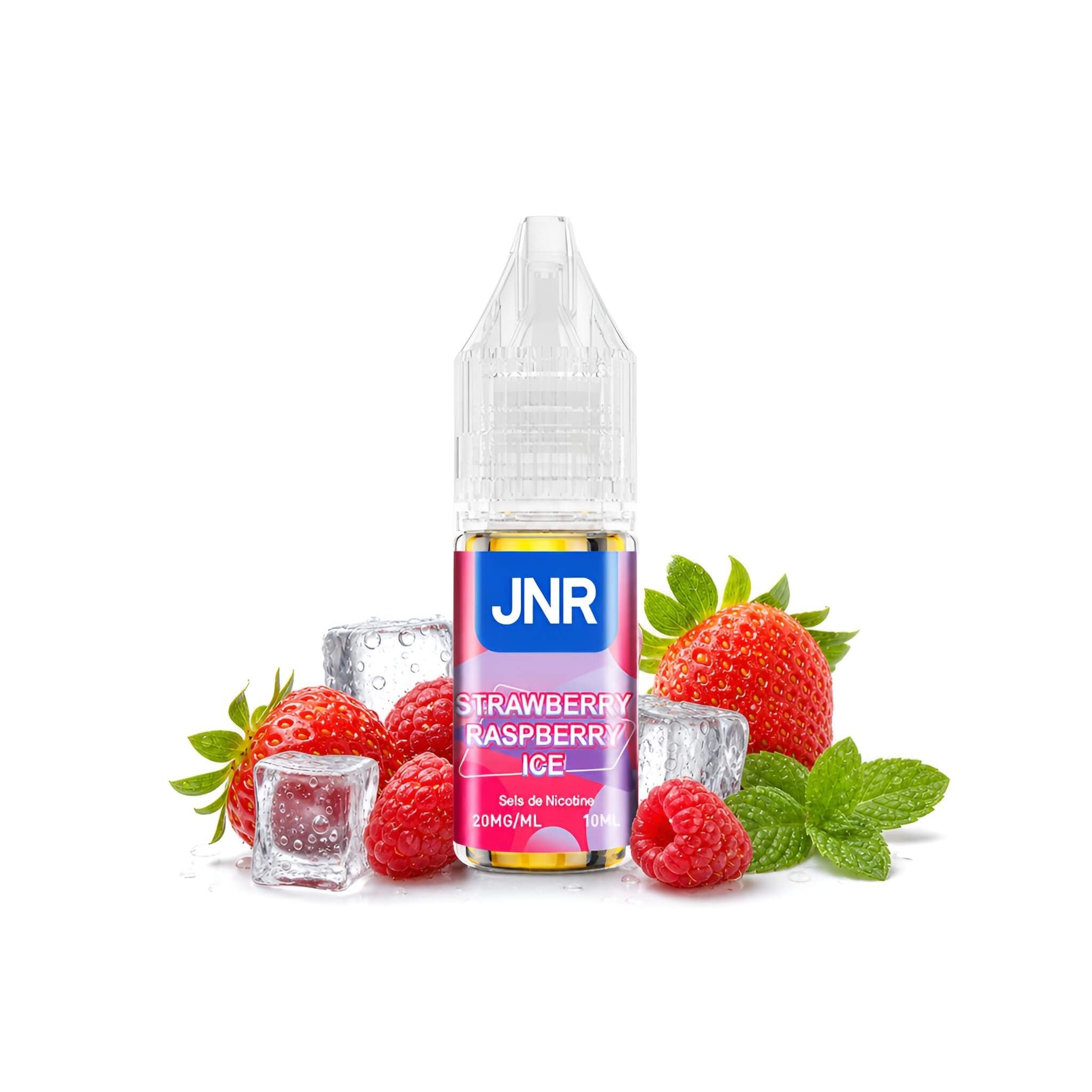 E-Liquide JNR Puff 10ml 2% - Strawberry Raspberry Ice - Saveur Strawberry Raspberry Ice