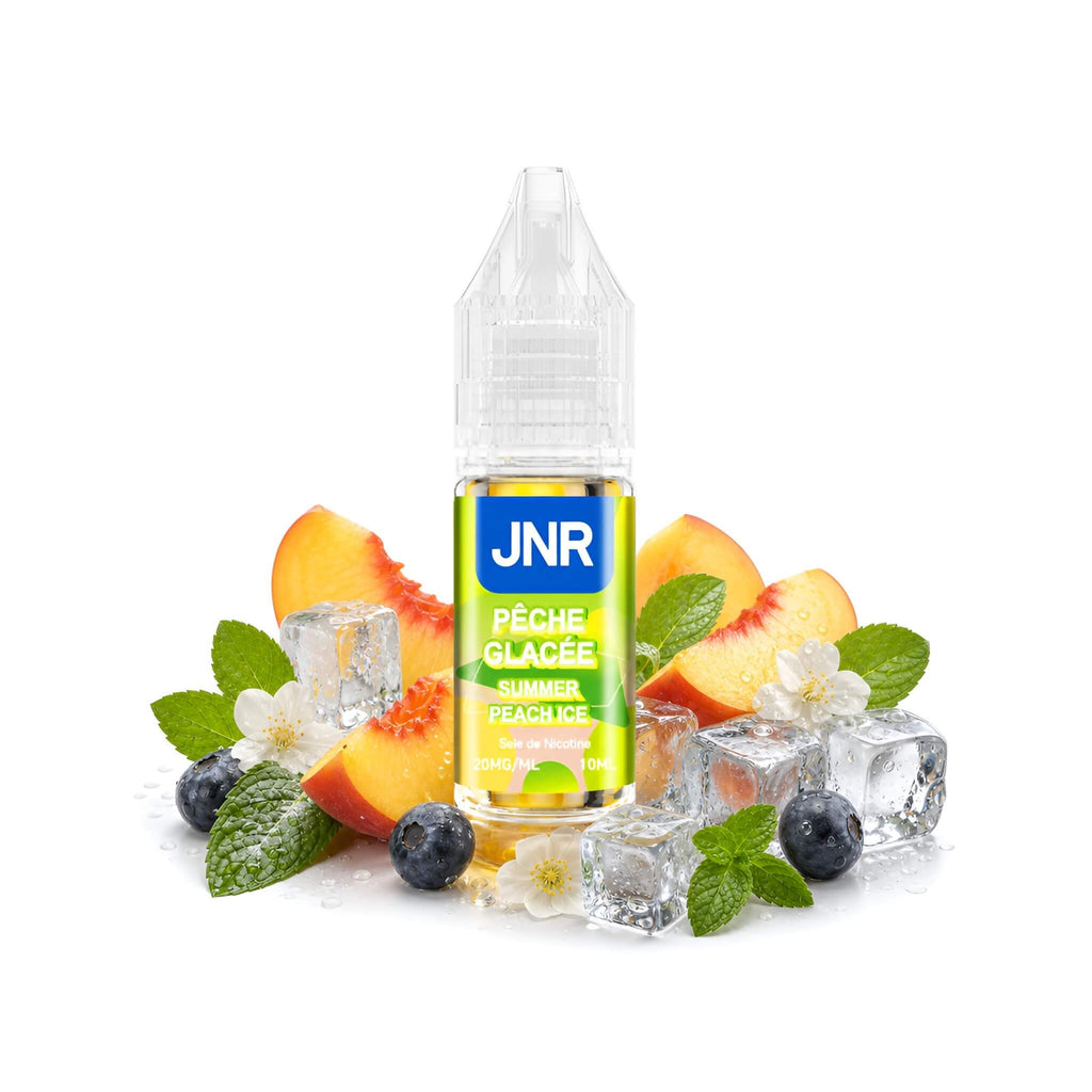 E-Liquide JNR Puff 10ml 2% - Summer Peach Ice - Saveur Summer Peach Ice